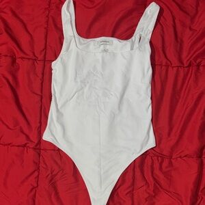 Babaton White Bodysuit
